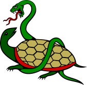 Tortoise Enwrapped by Serpent