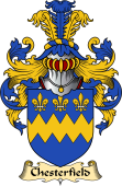 English Coat of Arms (v.23) for the family Chesterfield