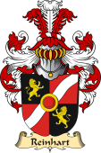 v.23 Coat of Family Arms from Germany for Reinhart