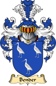 English Coat of Arms (v.23) for the family Bender
