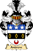 English Coat of Arms (v.23) for the family Andrew
