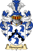 English Coat of Arms (v.23) for the family Honeywill or Honeywell