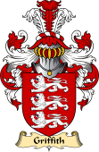 English Coat of Arms (v.23) for the family Griffith (Wales)