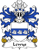 Welsh Coat of Arms for Lewys (AP RHYS AP HYWEL AP GRUFFUDD)
