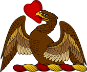 Demi Eagle Holding Heart