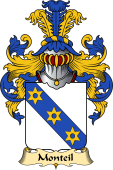 French Family Coat of Arms (v.23) for Monteil