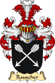 v.23 Coat of Family Arms from Germany for Rauscher