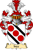 English Coat of Arms (v.23) for the family Ince
