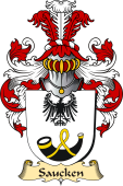v.23 Coat of Family Arms from Germany for Saucken
