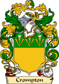 English or Welsh Family Coat of Arms (v.23) for Crompton (London)