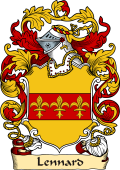 English or Welsh Family Coat of Arms (v.23) for Lennard (Kent and Essex)