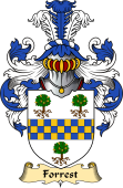 Scottish Family Coat of Arms (v.23) for Forrest