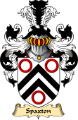 Scottish Family Coat of Arms (v.23) for Spaxton or Spaxon