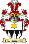 v.23 Coat of Family Arms from Germany for Spangenberger
