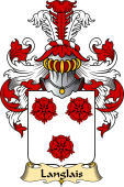 French Family Coat of Arms (v.23) for Langlais