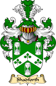 English Coat of Arms (v.23) for the family Shadforth
