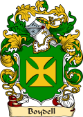 English or Welsh Family Coat of Arms (v.23) for Boydell (Ref Berry)