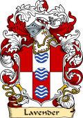 English or Welsh Family Coat of Arms (v.23) for Lavender (Hertfordshire and Middlesex)