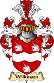 English Coat of Arms (v.23) for the family Wilkinson