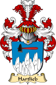 v.23 Coat of Family Arms from Germany for Hartlieb