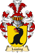 v.23 Coat of Family Arms from Germany for Lessing