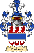 Scottish Family Coat of Arms (v.23) for Pentland