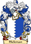 English or Welsh Family Coat of Arms (v.23) for Hickman (Lincolnshire and Staffordshire)