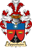 v.23 Coat of Family Arms from Germany for Oppenheim
