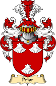 English Coat of Arms (v.23) for the family Prior or Pryer