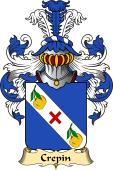 French Family Coat of Arms (v.23) for Crepin