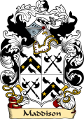 English or Welsh Family Coat of Arms (v.23) for Maddison (Durham and Northumberland)