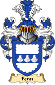 English Coat of Arms (v.23) for the family Fenn