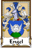 German Coat of Arms Wappen Bookplate  for Engel