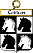 Irish Badge for Codden or McCodden