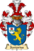 v.23 Coat of Family Arms from Germany for Sartorius