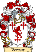 English or Welsh Family Coat of Arms (v.23) for Bowyer (1574)