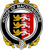 Irish Coat of Arms Badge for the MACCONSIDINE family