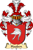 v.23 Coat of Family Arms from Germany for Hauben