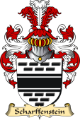 v.23 Coat of Family Arms from Germany for Scharffenstein