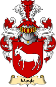 English Coat of Arms (v.23) for the family Moyle