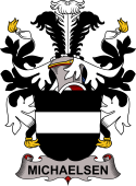 Coat of arms used by the Danish family Michaelsen or Michelsen