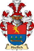 v.23 Coat of Family Arms from Germany for Hoeflich