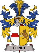 Coat of arms used by the Danish family Flindt
