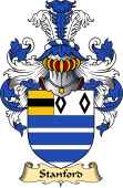 English Coat of Arms (v.23) for the family Stanford