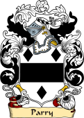 English or Welsh Family Coat of Arms (v.23) for Parry