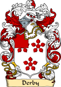English or Welsh Family Coat of Arms (v.23) for Derby (Ref Berry)