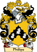 English or Welsh Family Coat of Arms (v.23) for Philips