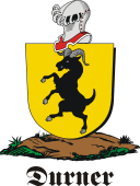 German shield on a mount for Durner