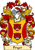 English or Welsh Family Coat of Arms (v.23) for Fryer