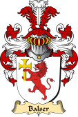 v.23 Coat of Family Arms from Germany for Balser